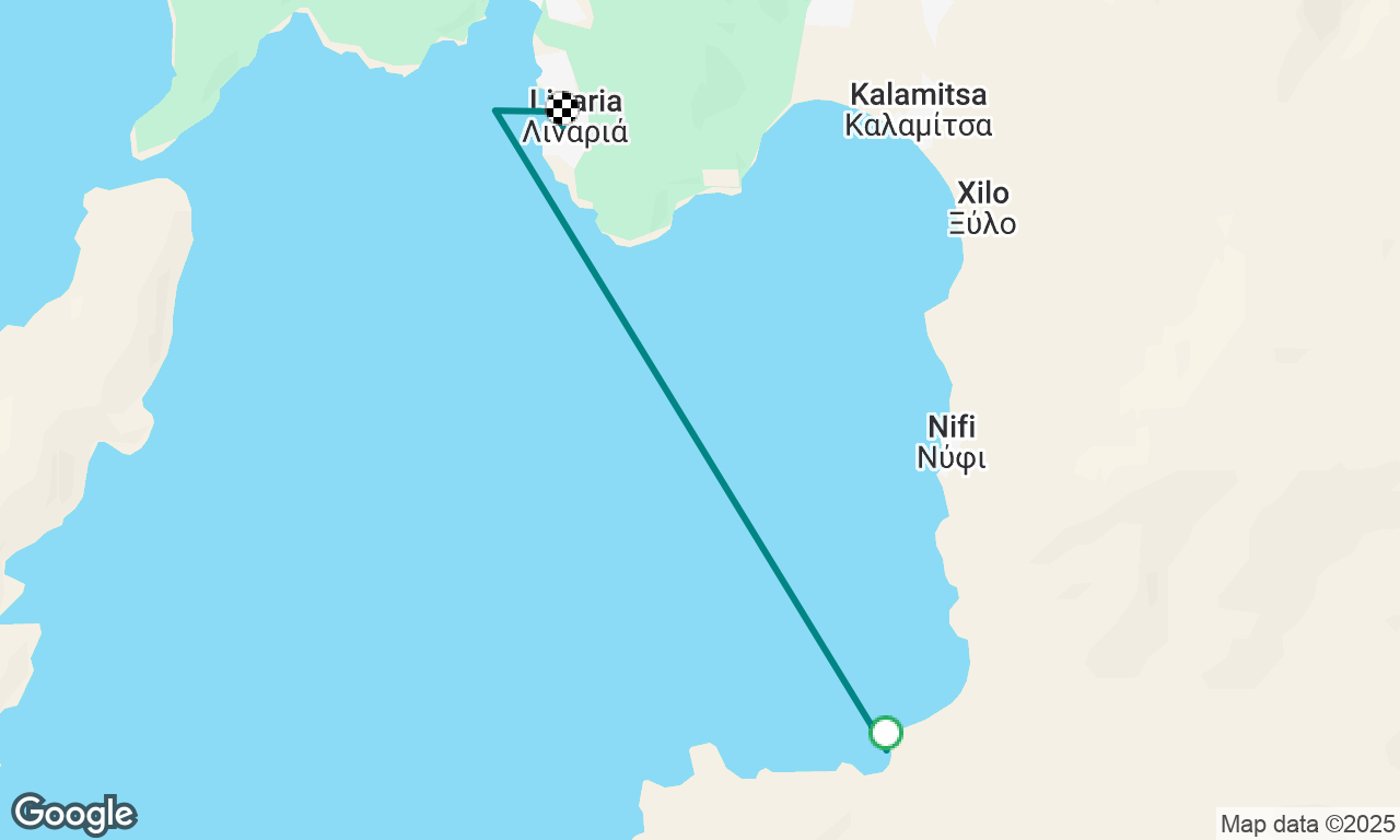 Skyros : Déplacement de la plage au port (Linaria)
