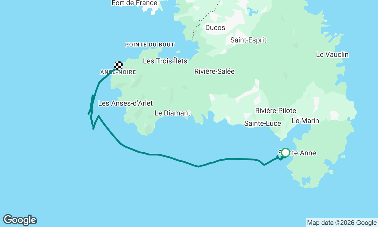 Sainte-Anne -> Anse noire
