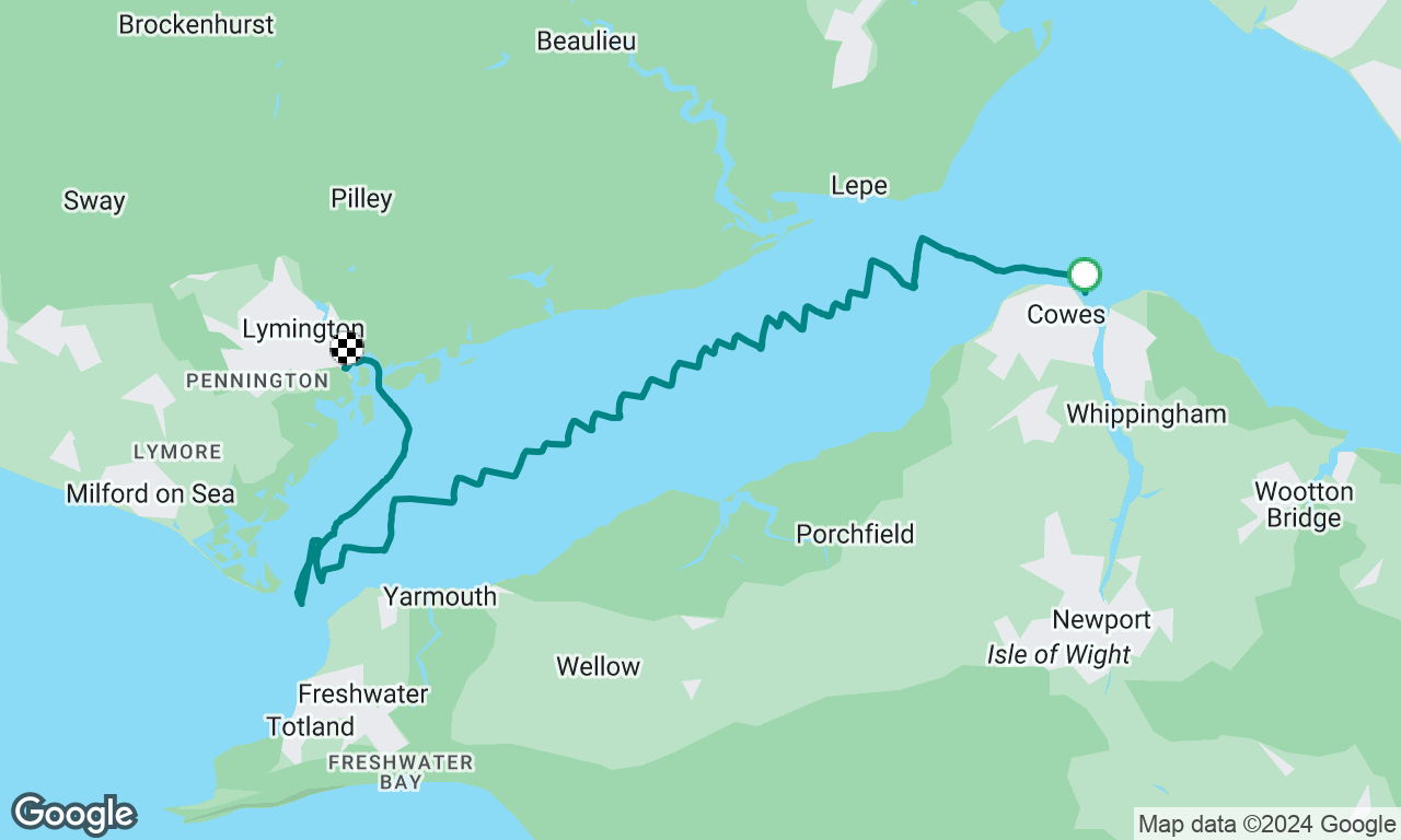 Tacking our way back to Lymington