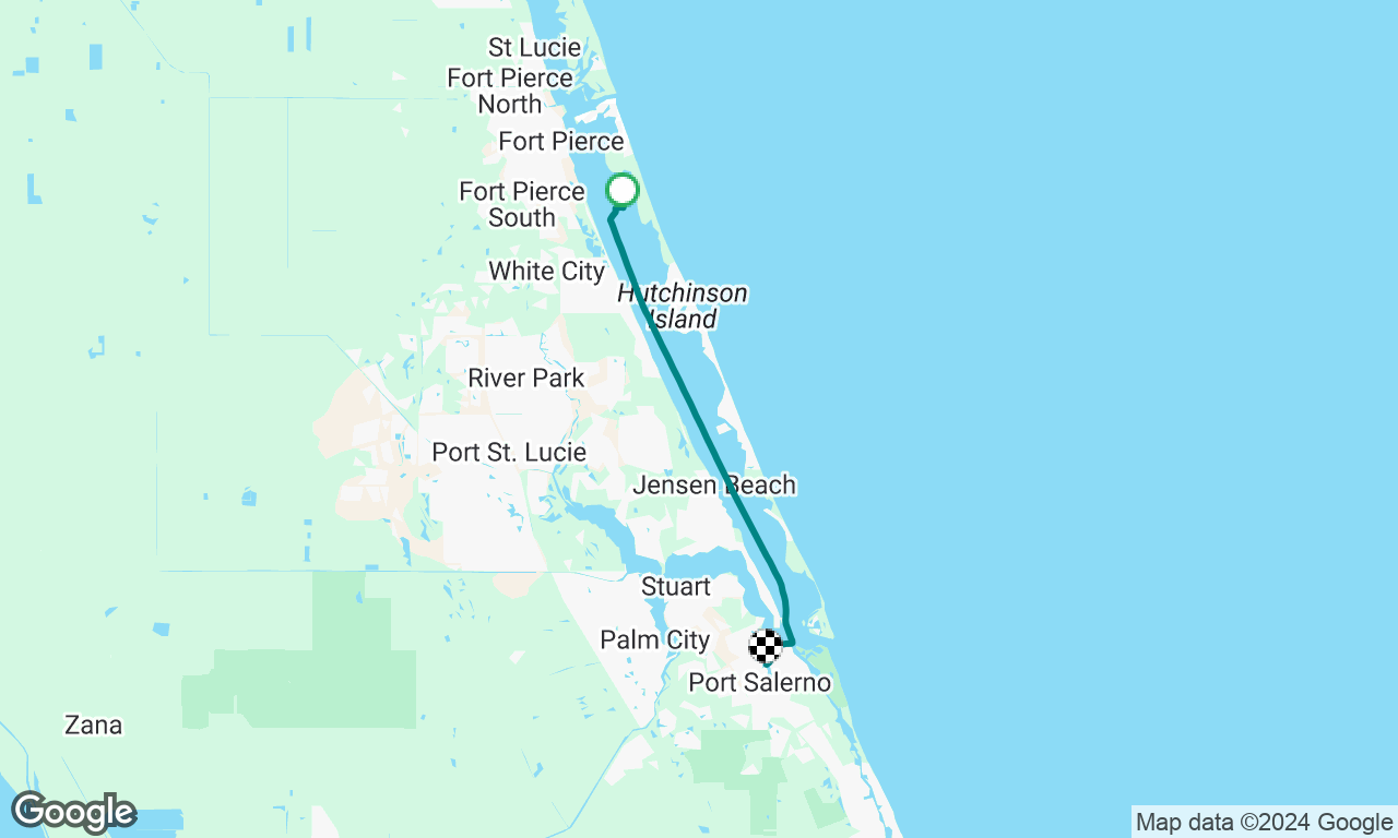 Ft Pierce to Manatee Pocket