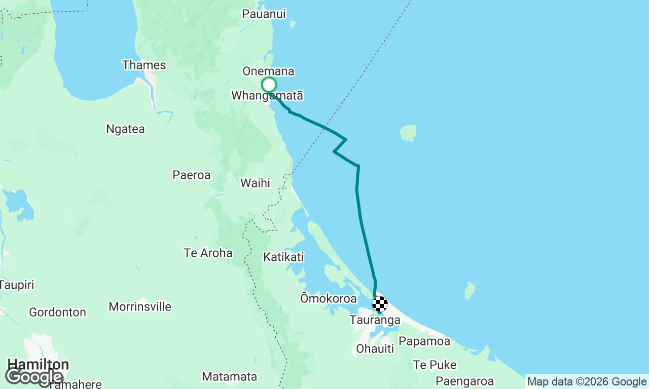 Whangamata to Tauranga 21/05/26