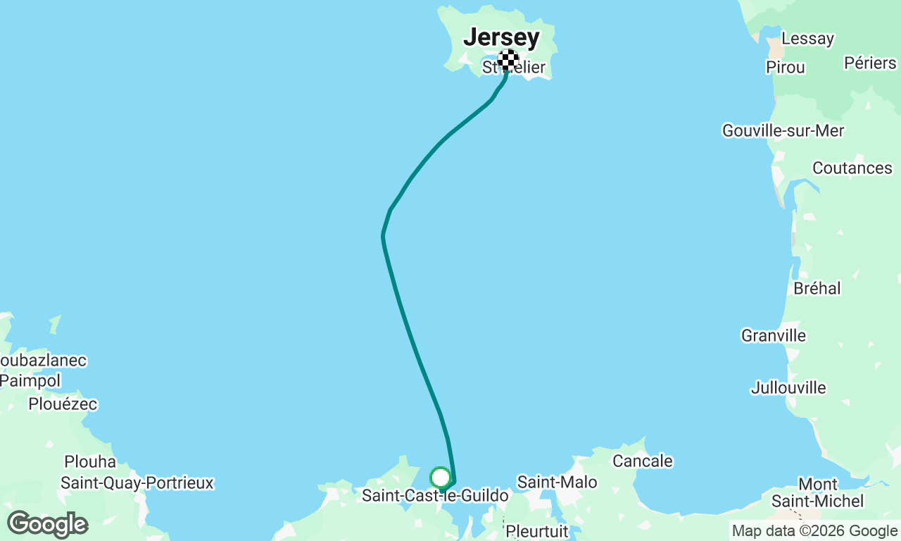 St Cast to Jersey