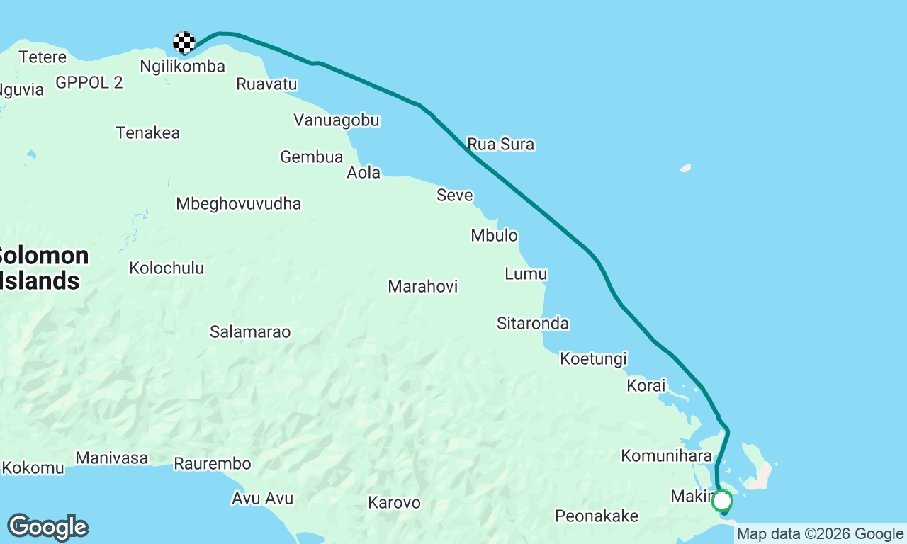 Voyage map