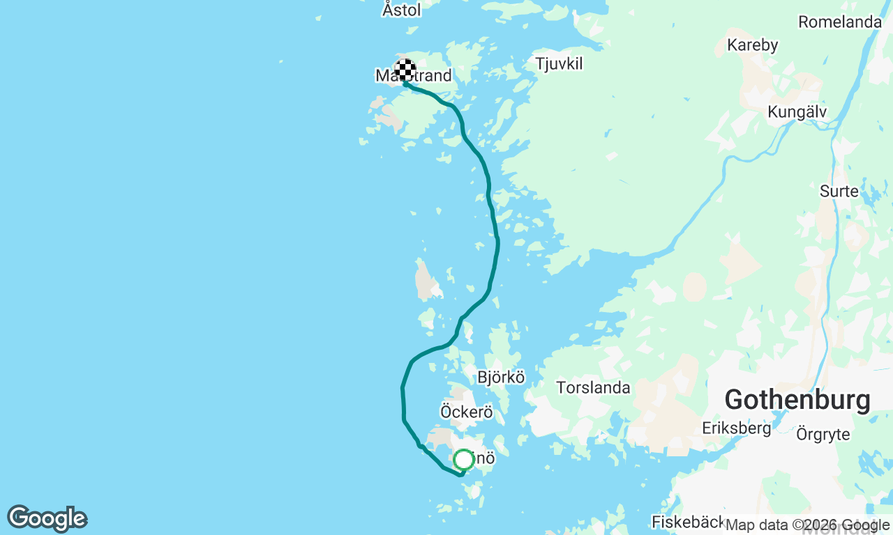 Hönö to Marstrand, Sweden