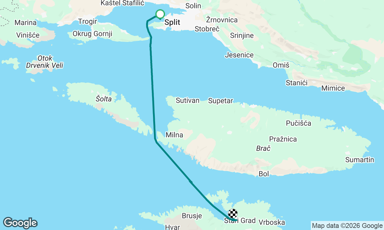 Voyage map