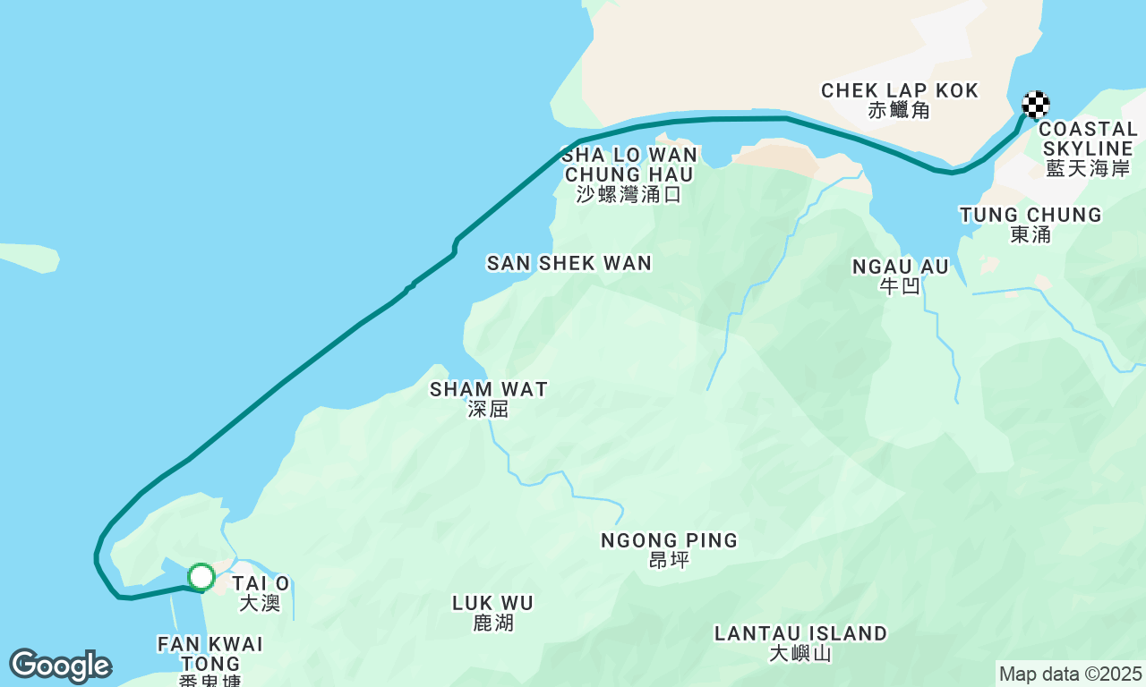 Tai O to Tung Chung