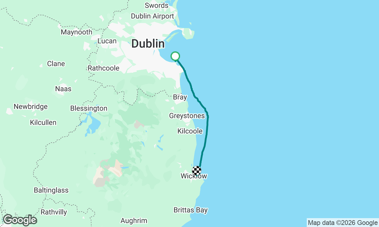 Dun Laoghaire to Wicklow