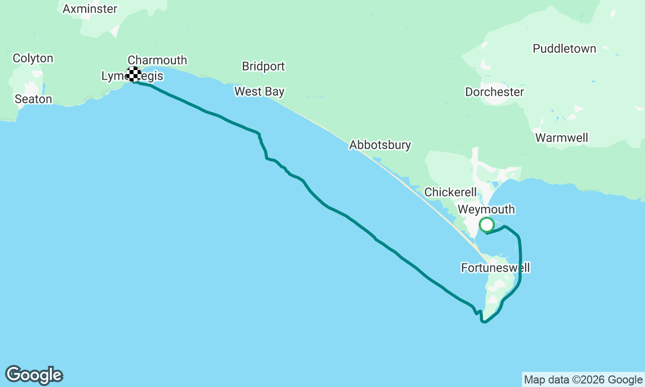 Portland Harbour to Lyme Regis