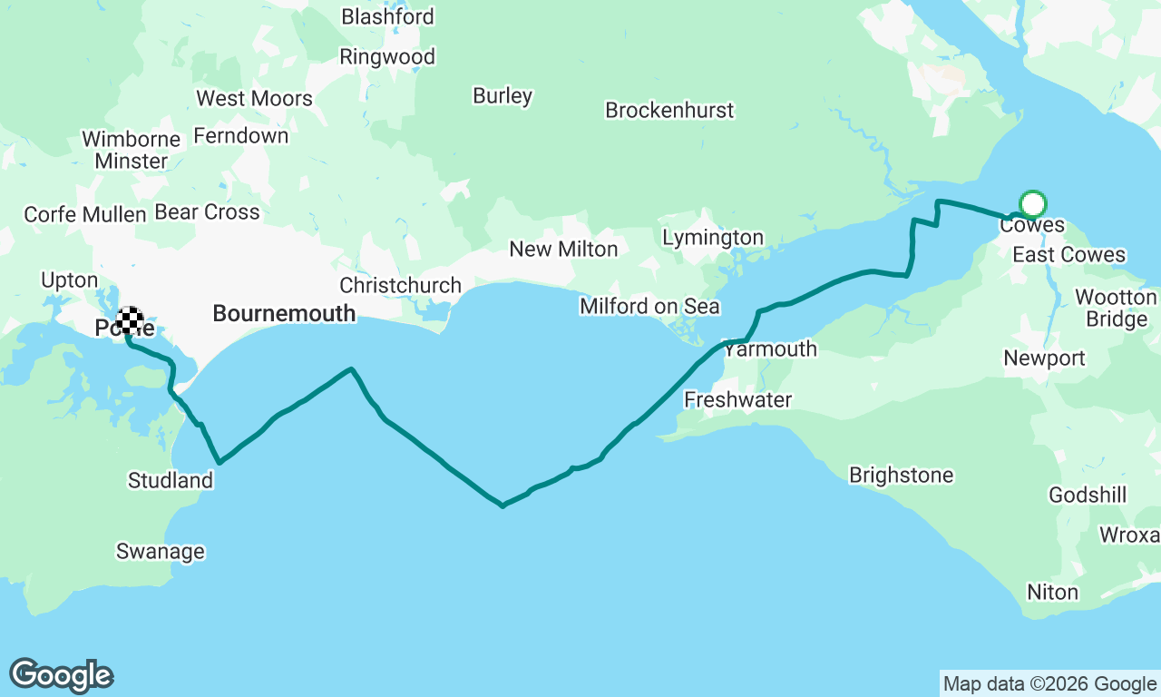 Cowes to Poole