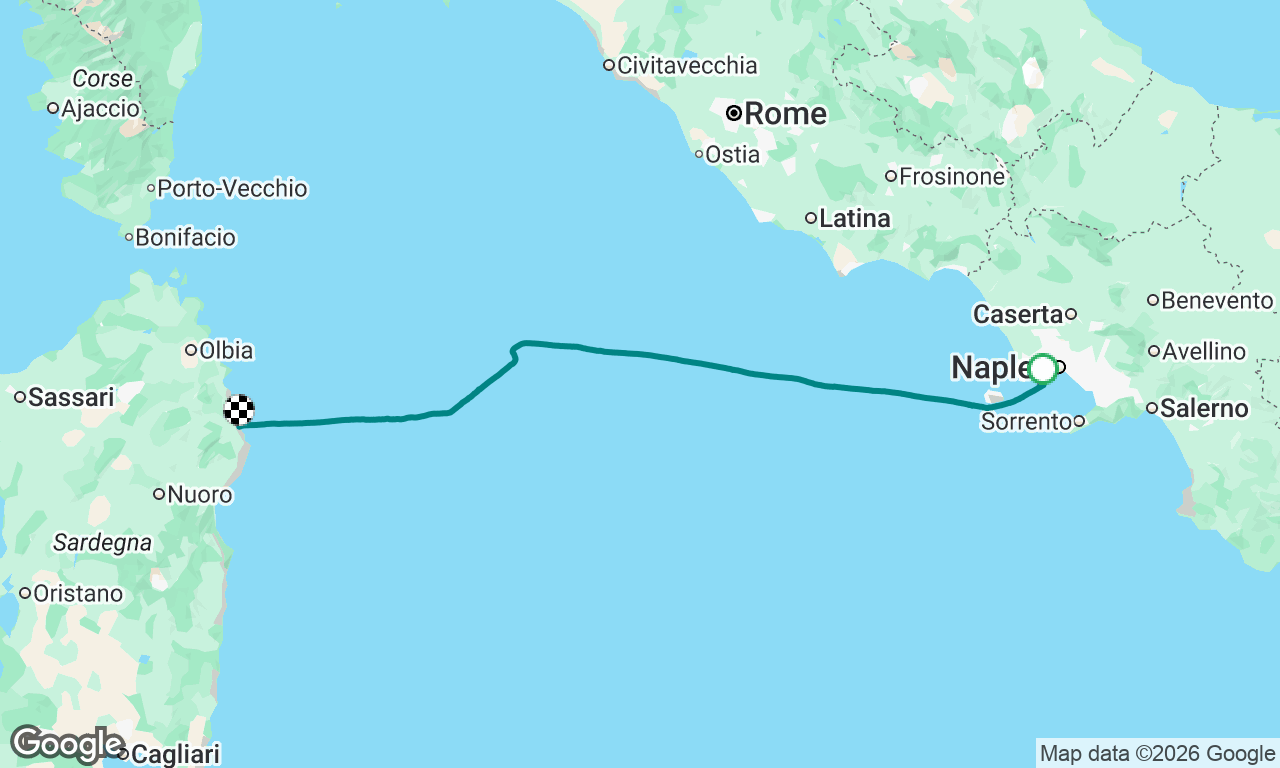 Voyage map