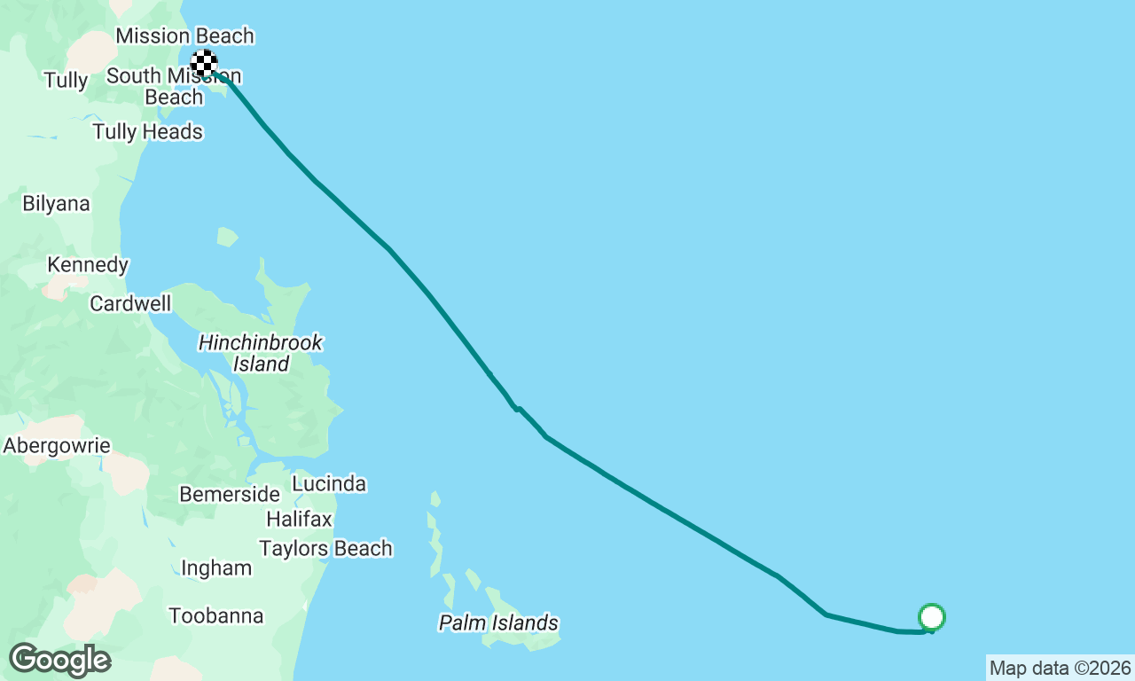 Keeper Reef to Dunk island