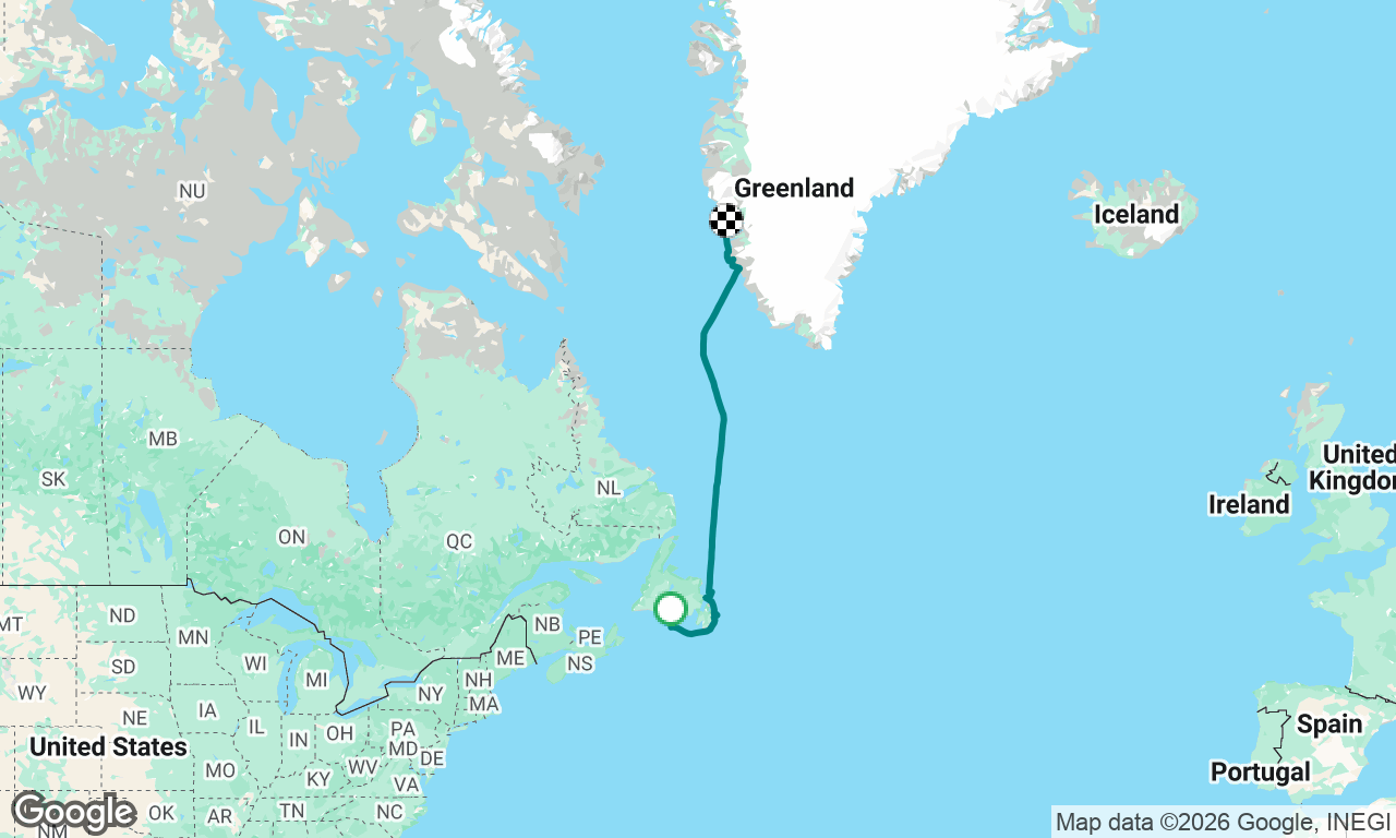 Labrador Sea Crossing - Saint Pierre to Nuuk via Davis Strait
