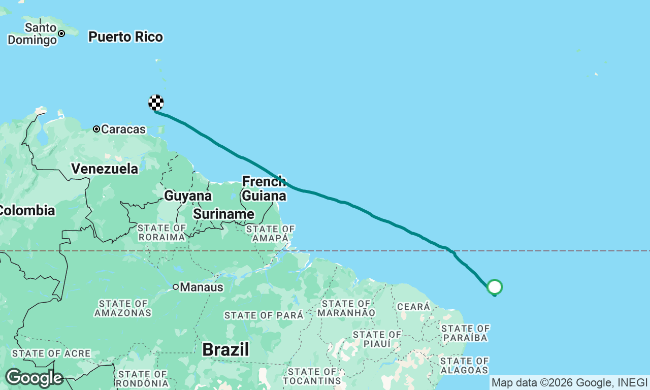 Fernando de Noronha to Grenada