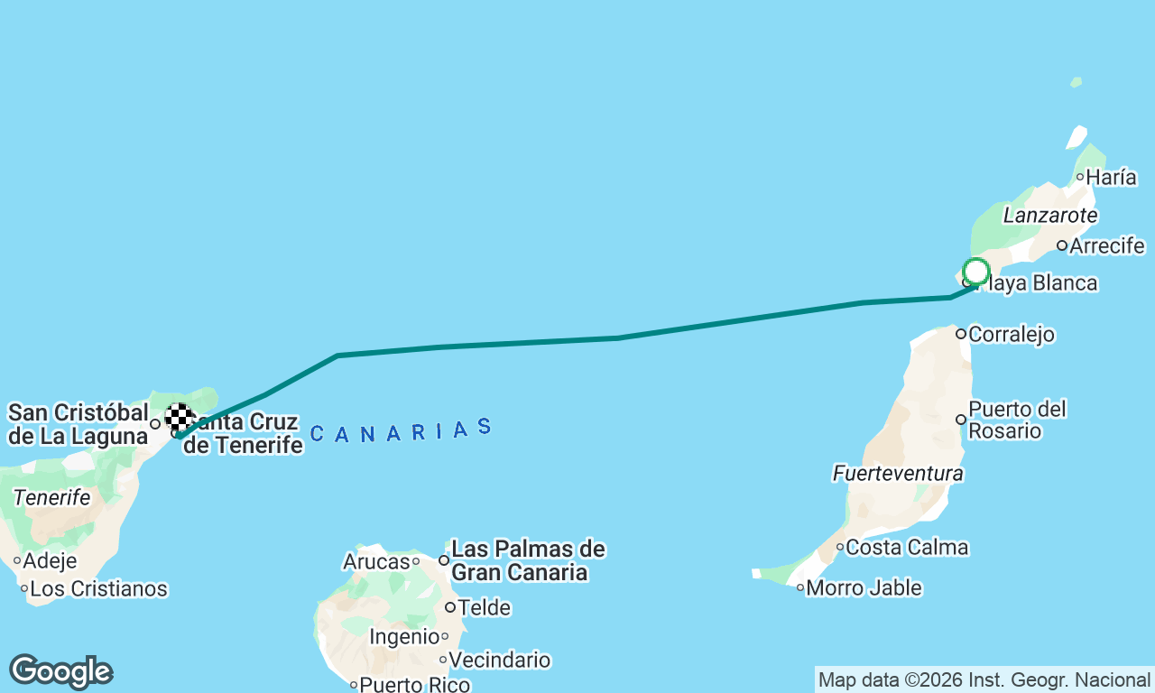 Lanzarote to Tenerife