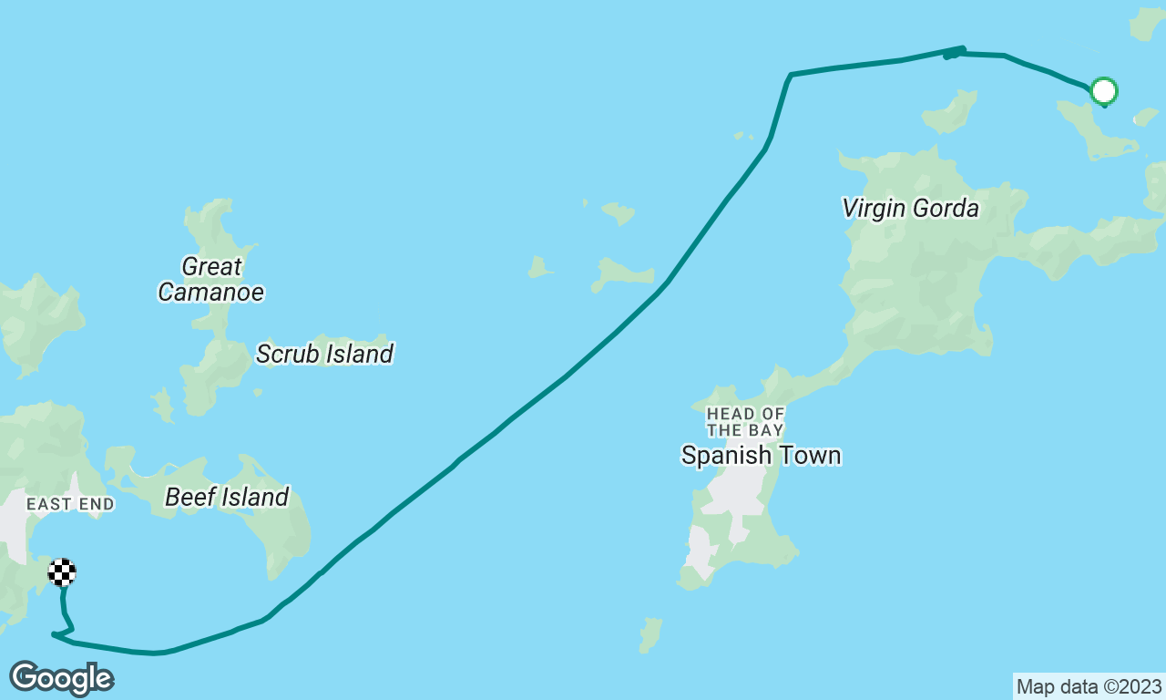 Eustatia Island to Ber Bay (Buck Island)