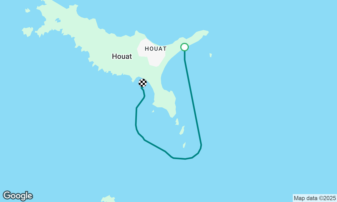 Rade de Houat to Traec'h Salus