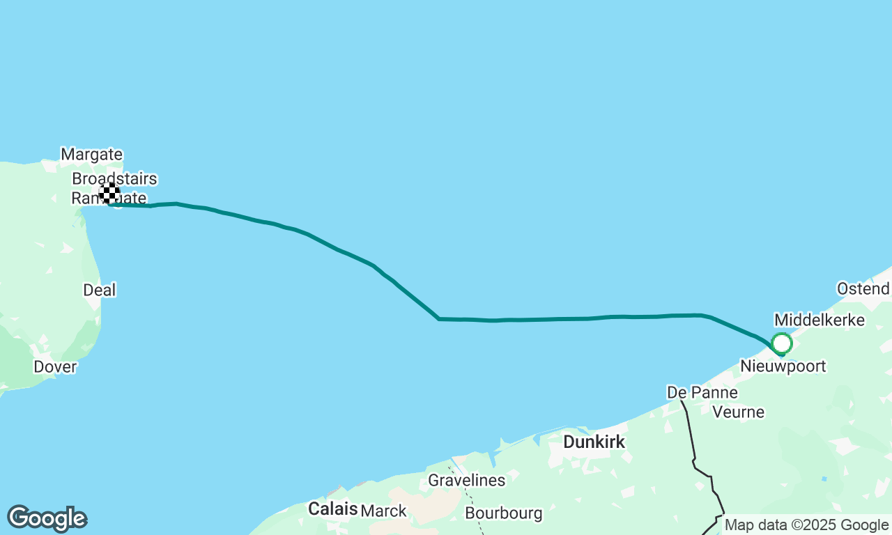 Nieuwpoort to Ramsgate