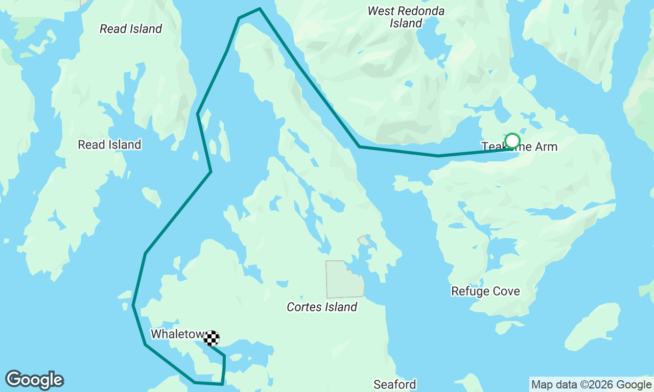 Teakerne Arm to Gorge Harbour