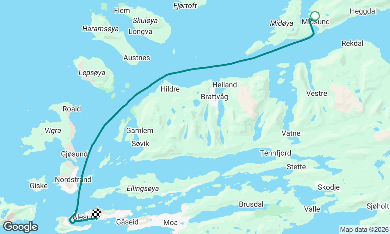 Voyage map