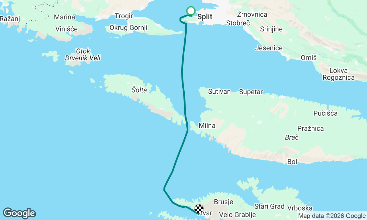 Voyage map