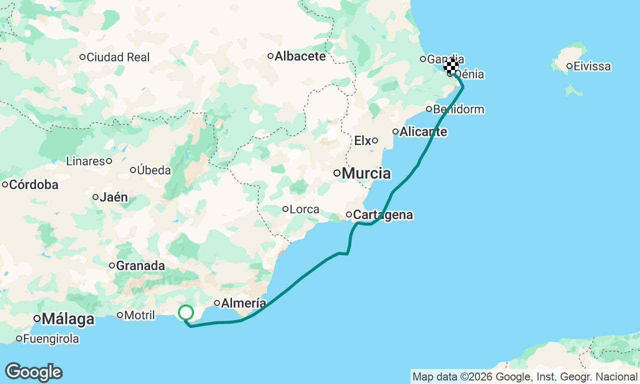 Voyage map