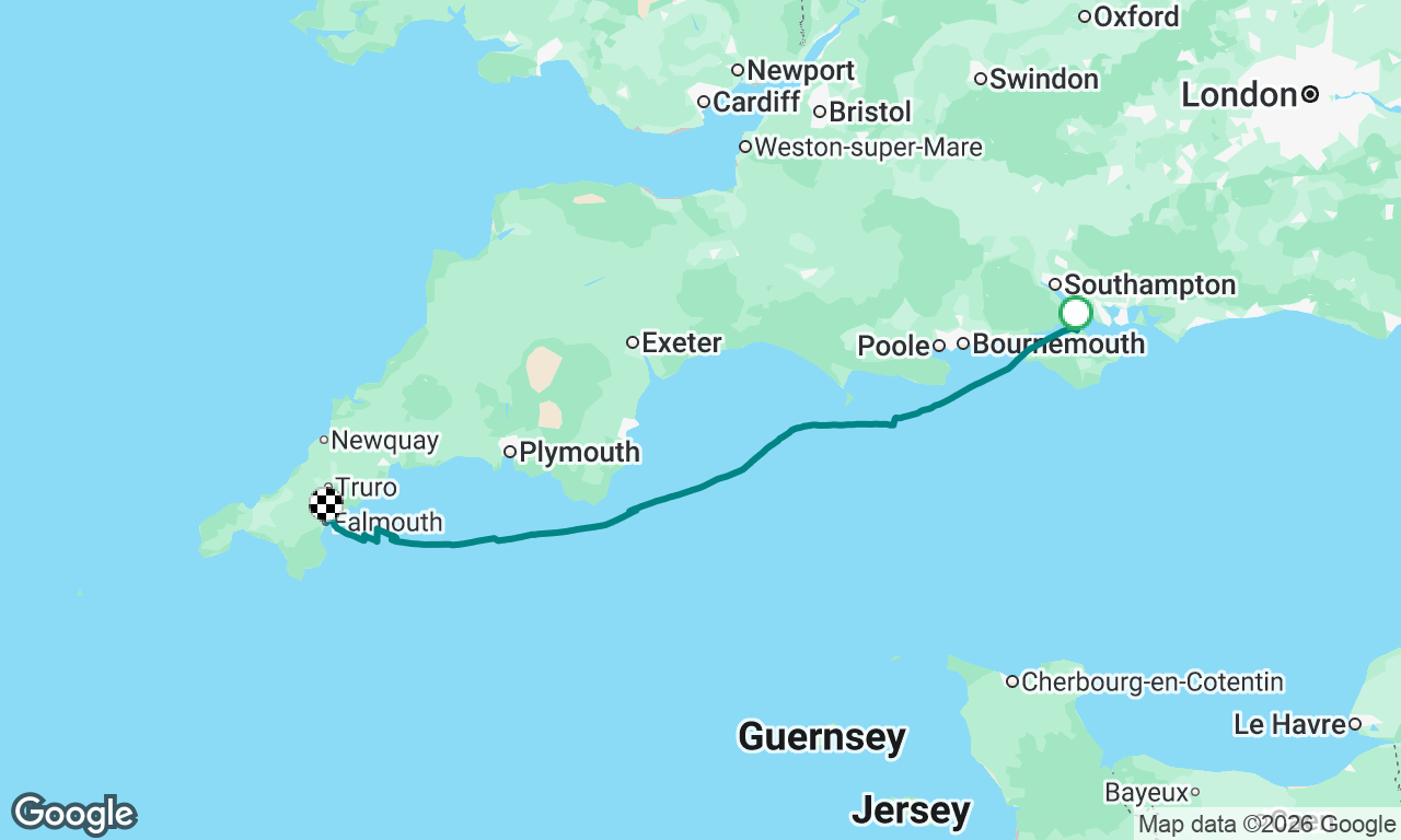 Leg 1 of 3 Cowes to Dun Laoghaire - Cowes to Falmouth