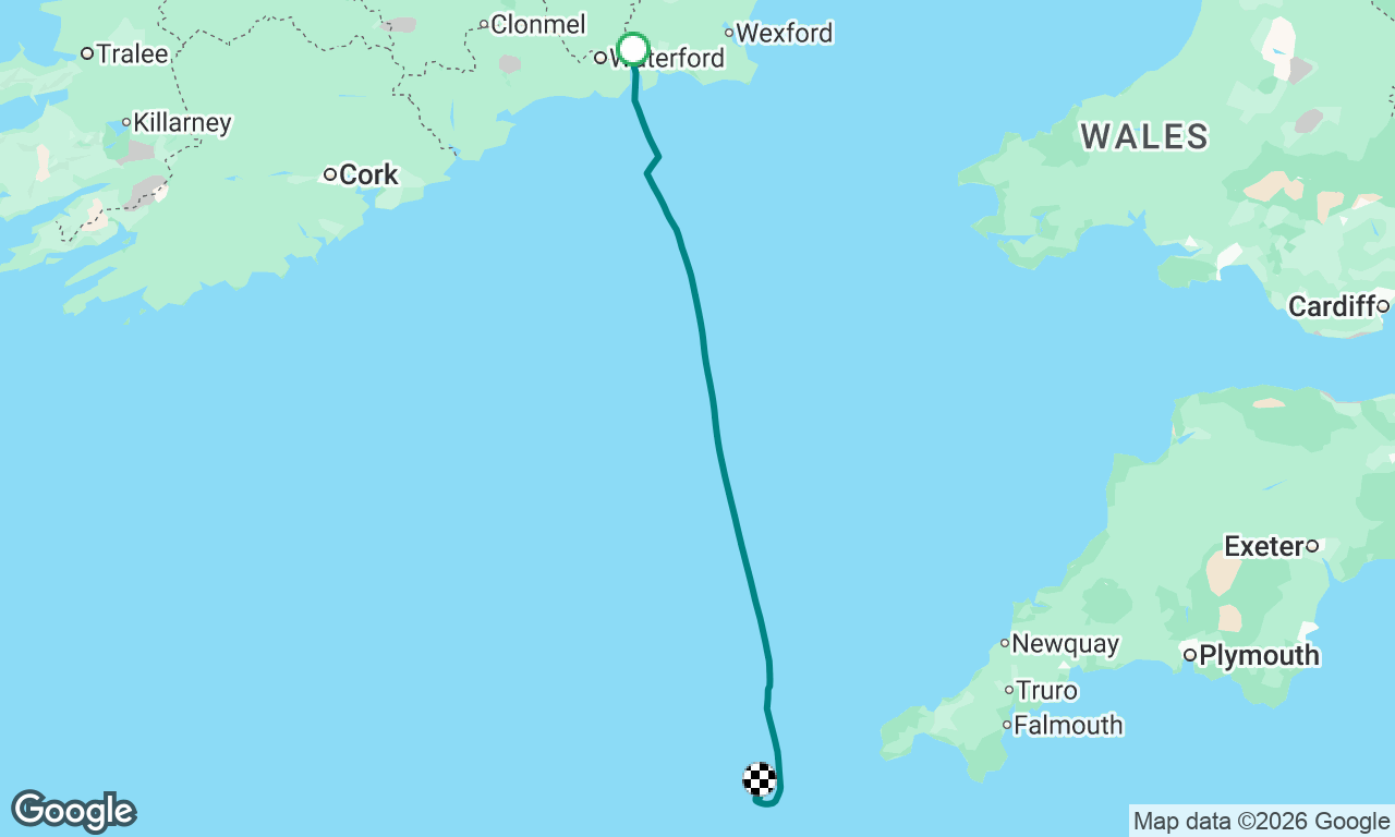 Waterford to Scilly Isles