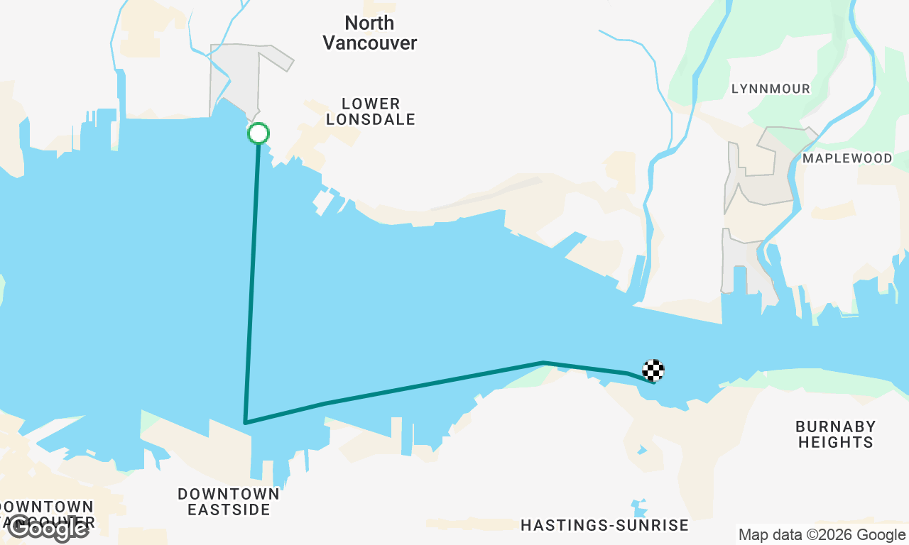 Voyage map