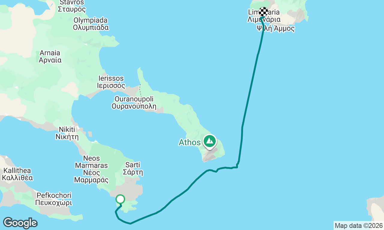 Voyage map