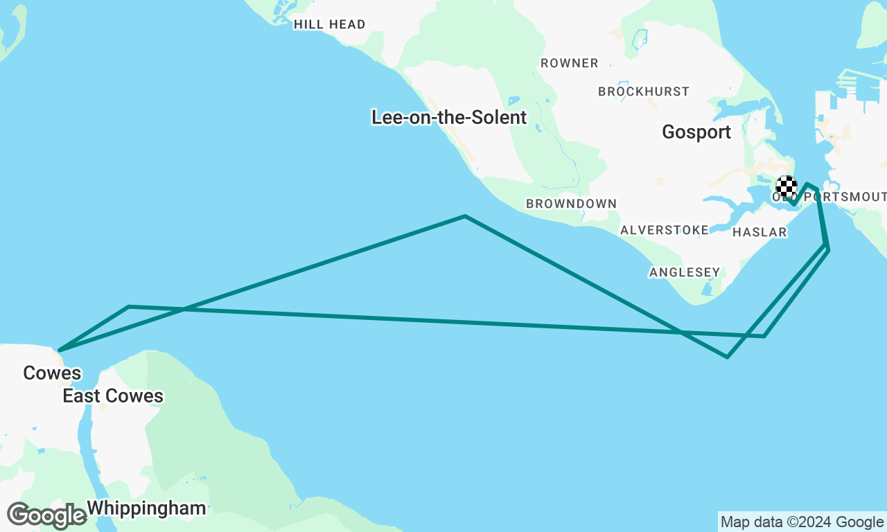 Haslar to Cowes and back