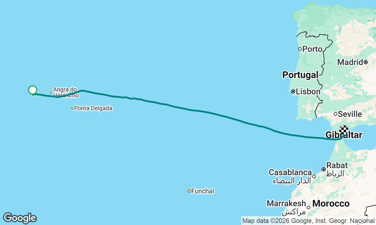 Nomad leg 3 Horta to Gibraltar 