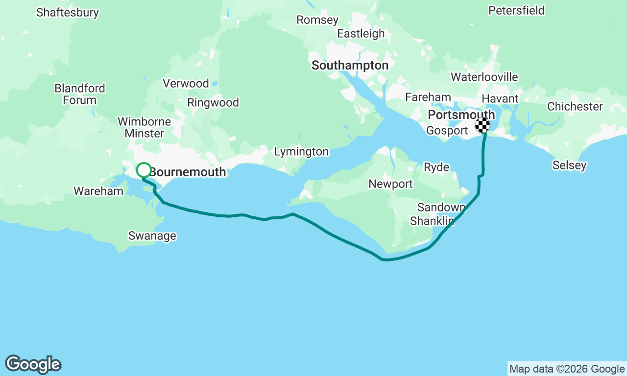 Poole to Southsea with Jez