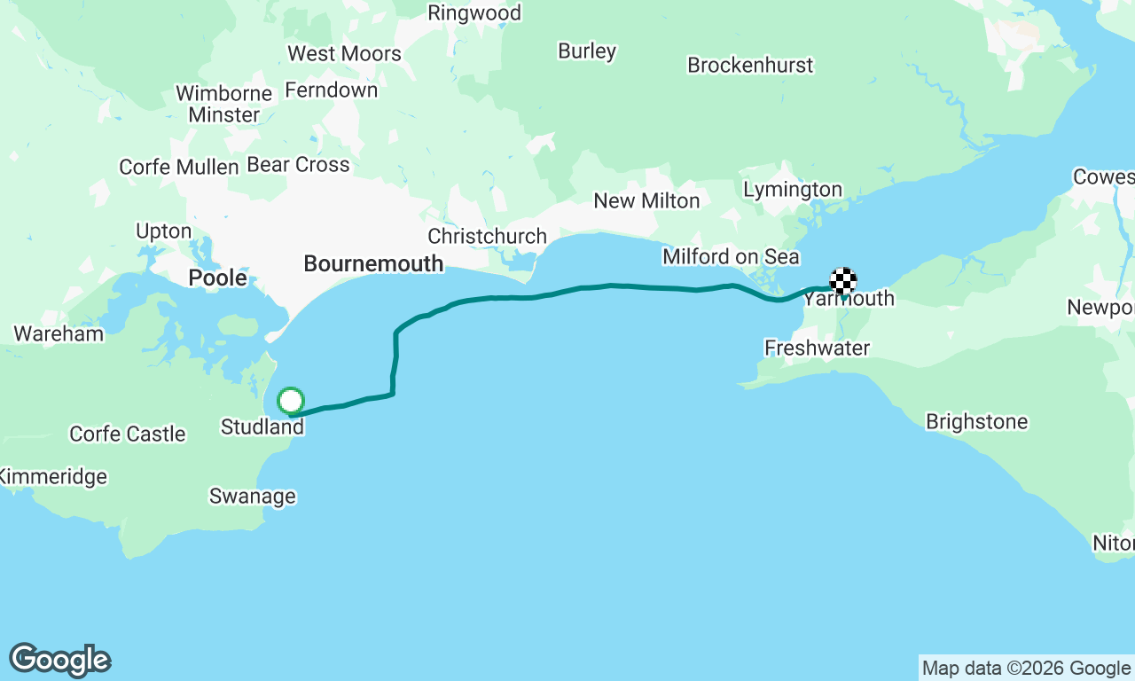 Studland Bay to Yarmouth Harbour