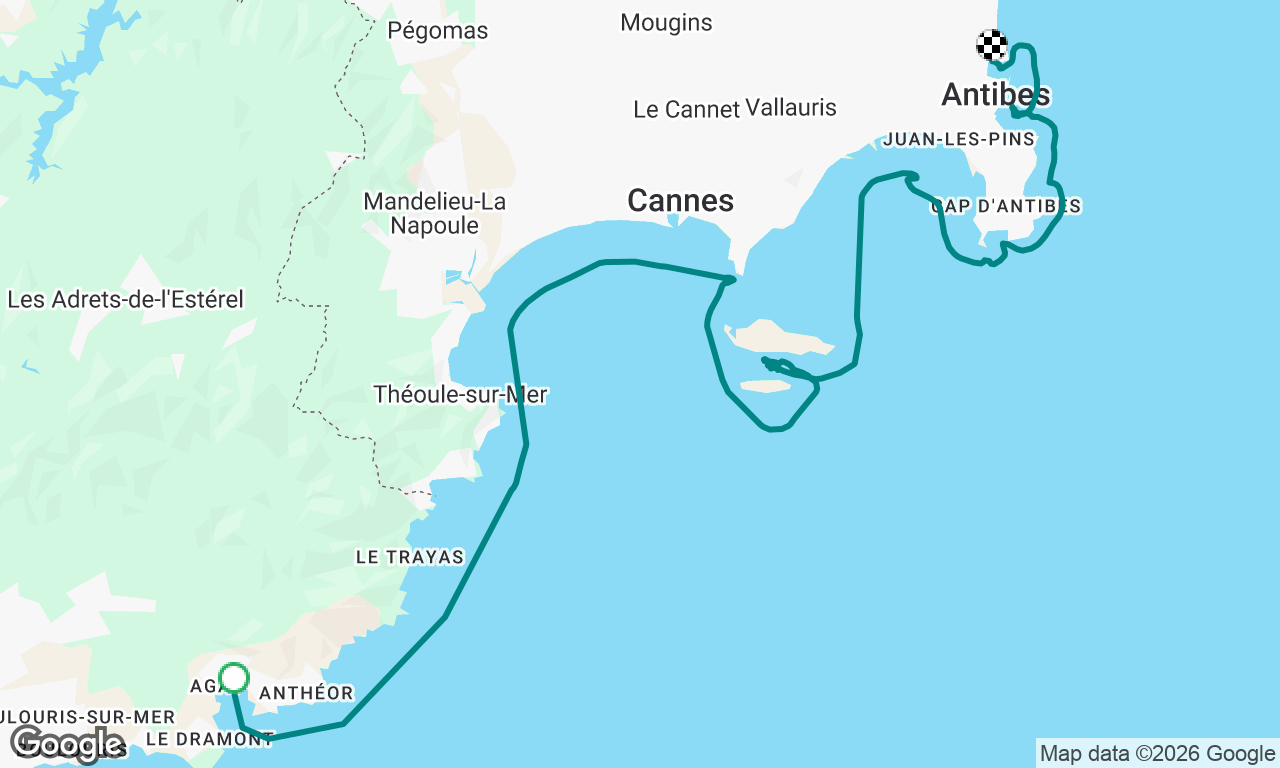Voyage map