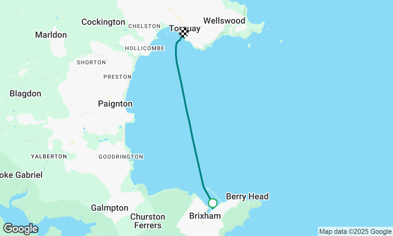Trip back from Brixham 
