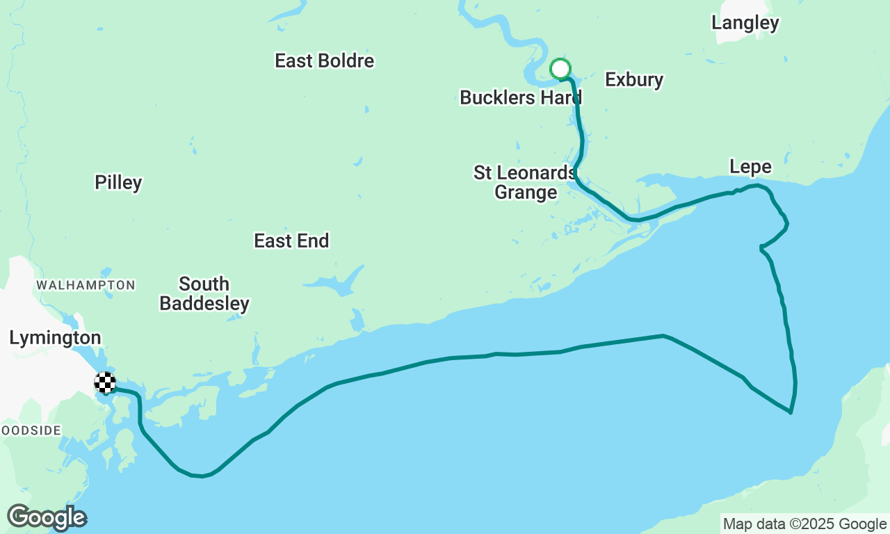 Beaulieu River to Lymington 