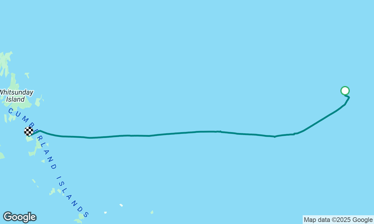 outer reef to Lindeman  Island 
