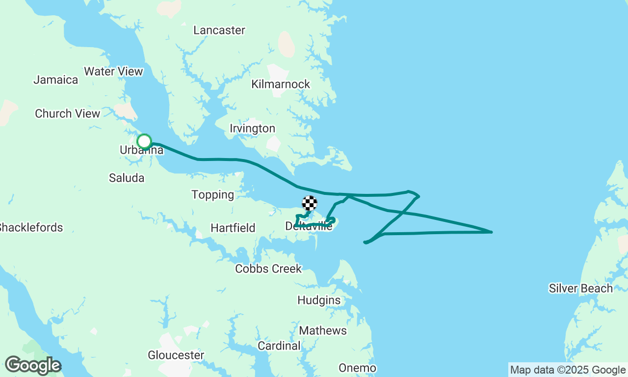 urbanna, bay sailing, back home