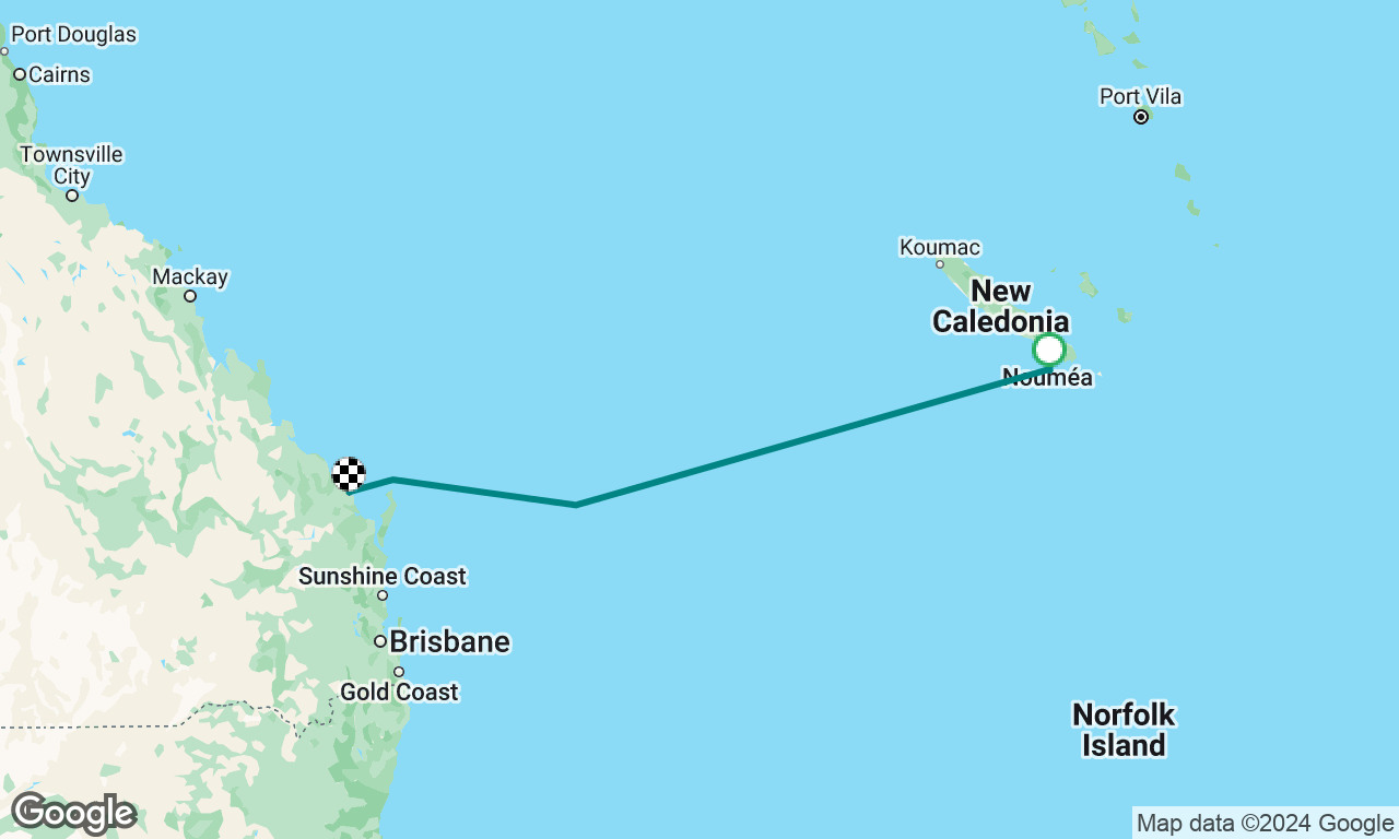 Noumea to Bundaberg