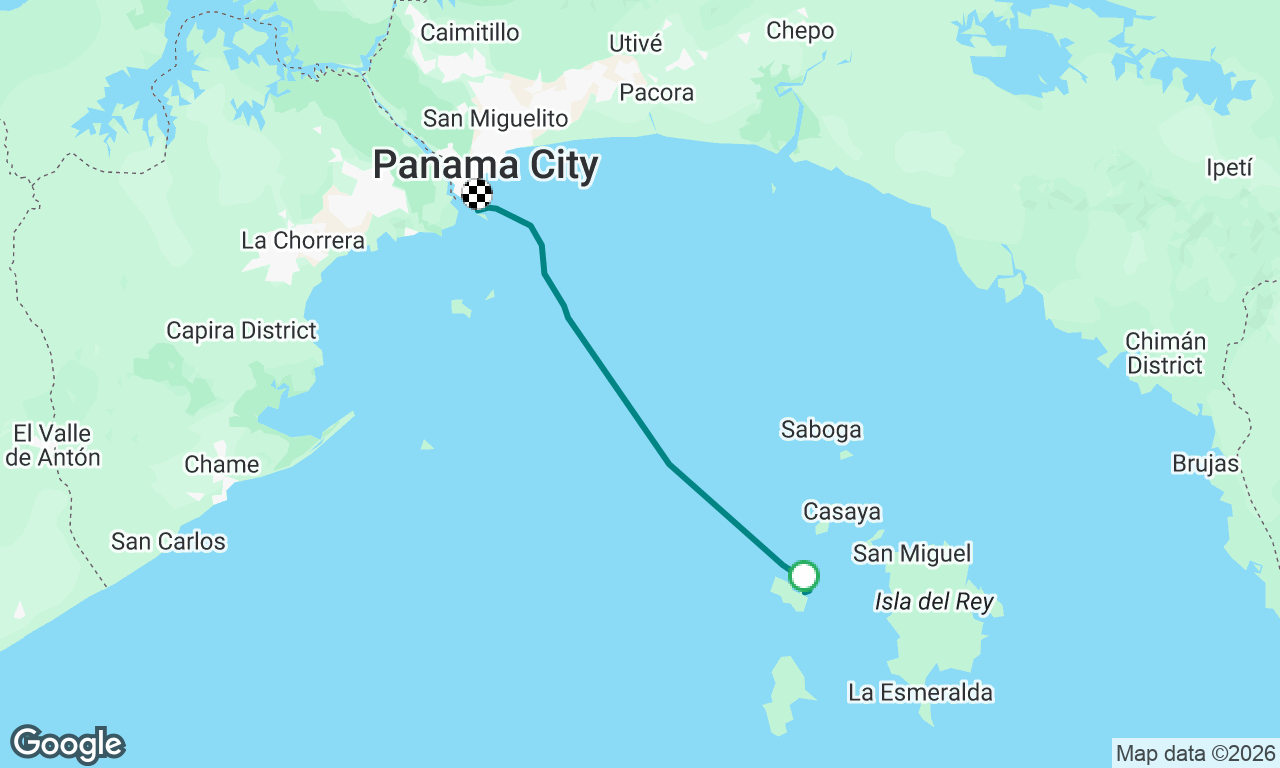 Chapera to Panama City