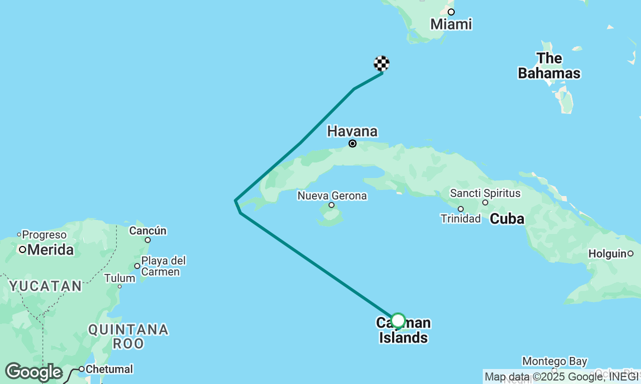Grand Cayman to Boca Chica 
