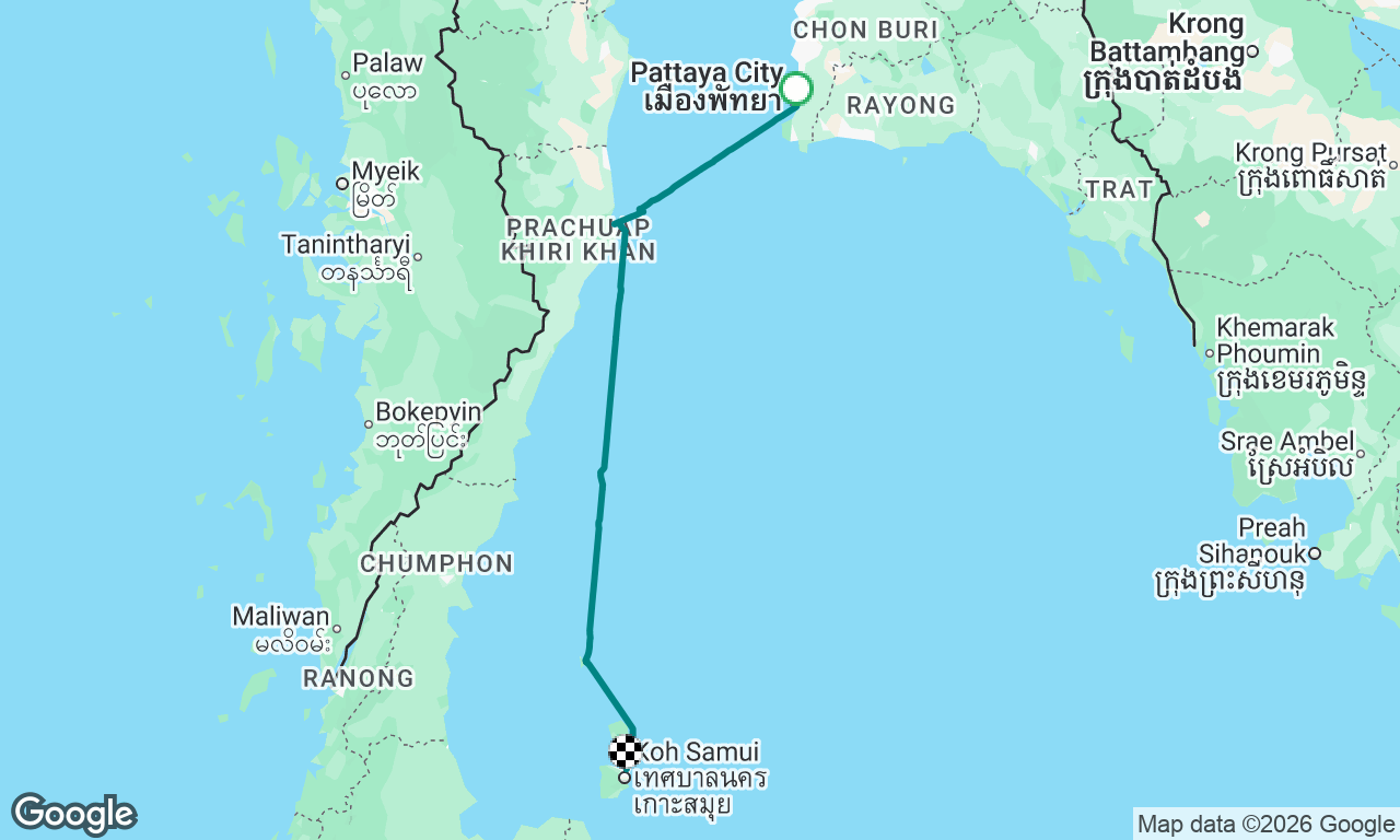 Ocean Marina to Samui August 2026