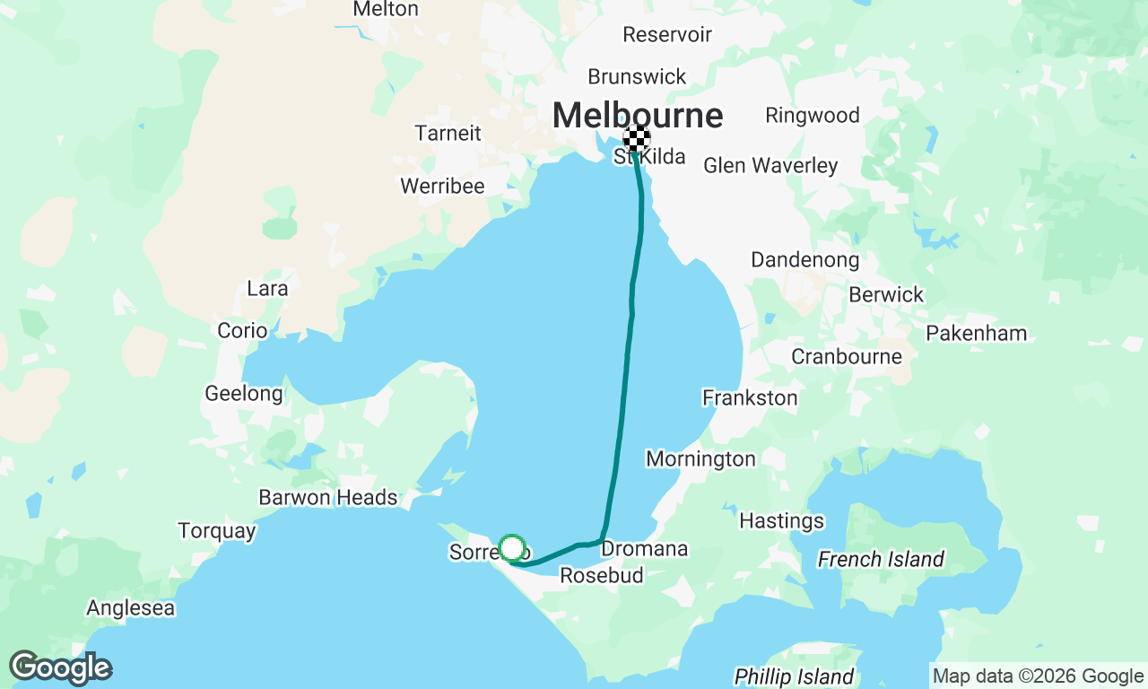 Voyage map