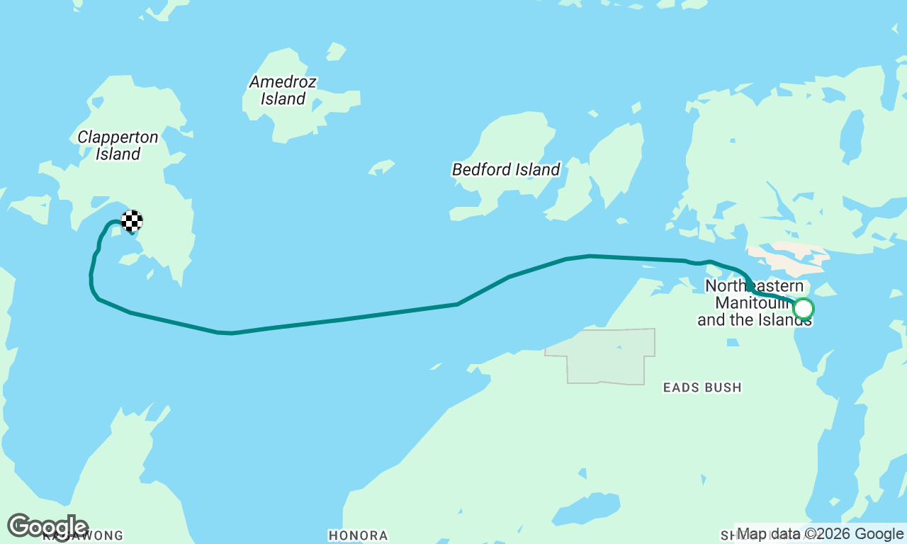 Little Current to Clapperton Island