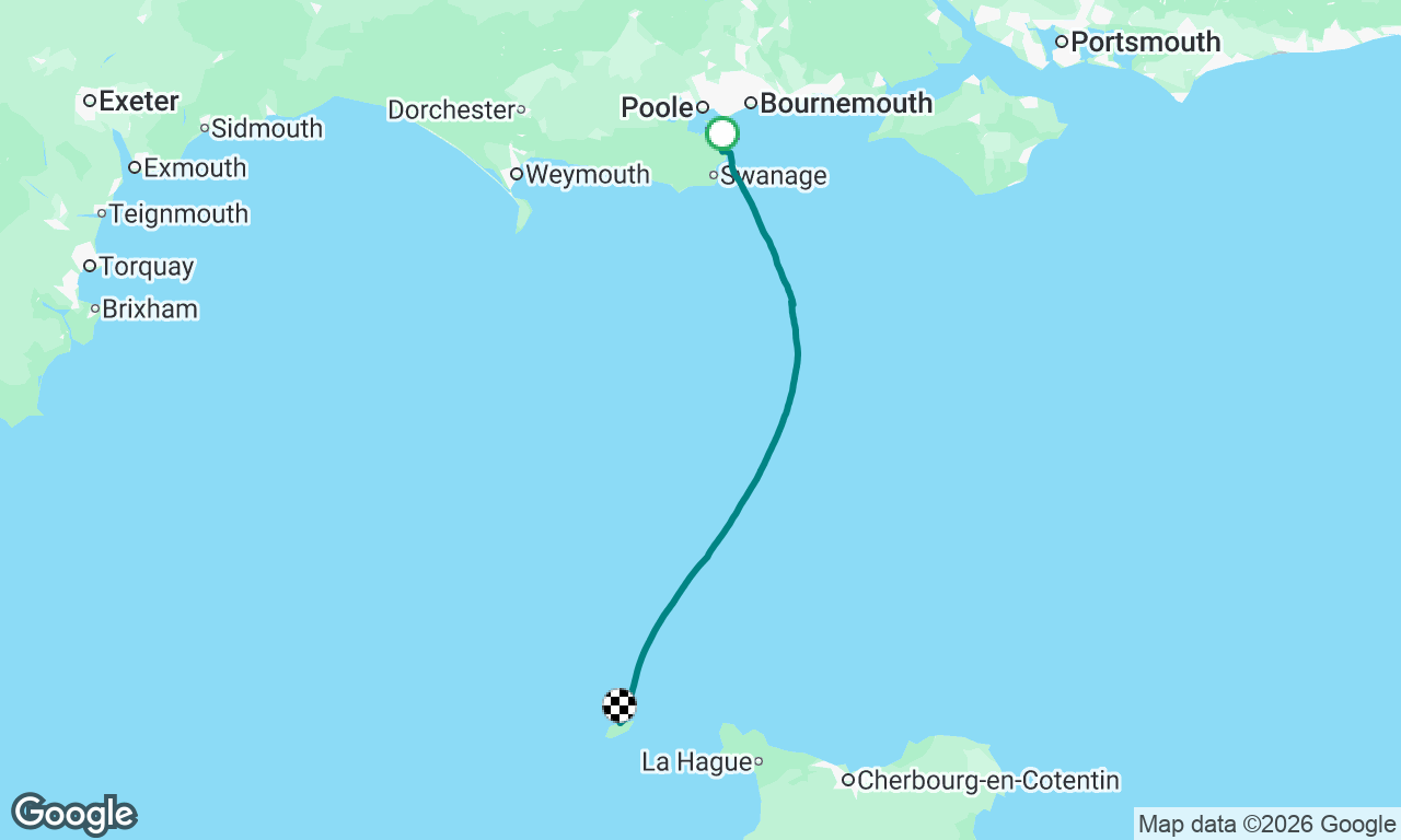 Day 2: Studland Bay to Braye Harbour (Alderney)
