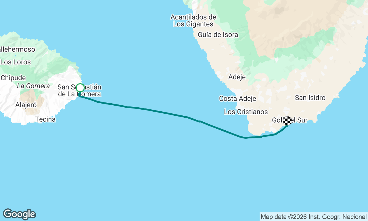 Voyage map