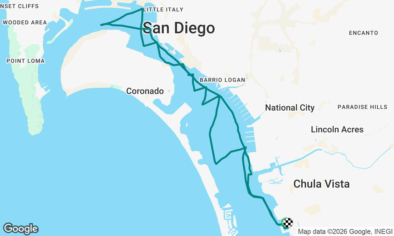 Voyage map