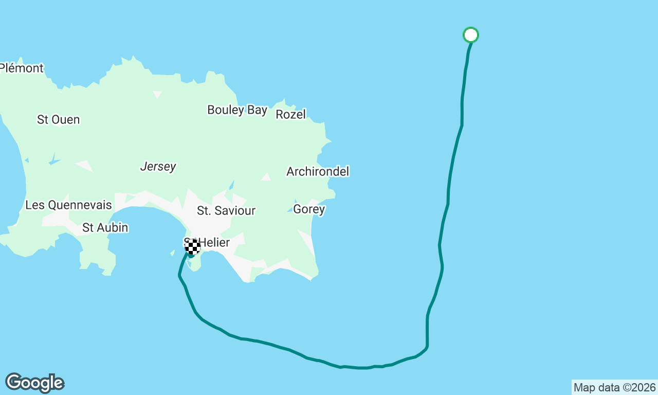 Return trip from Ecrehou pickup