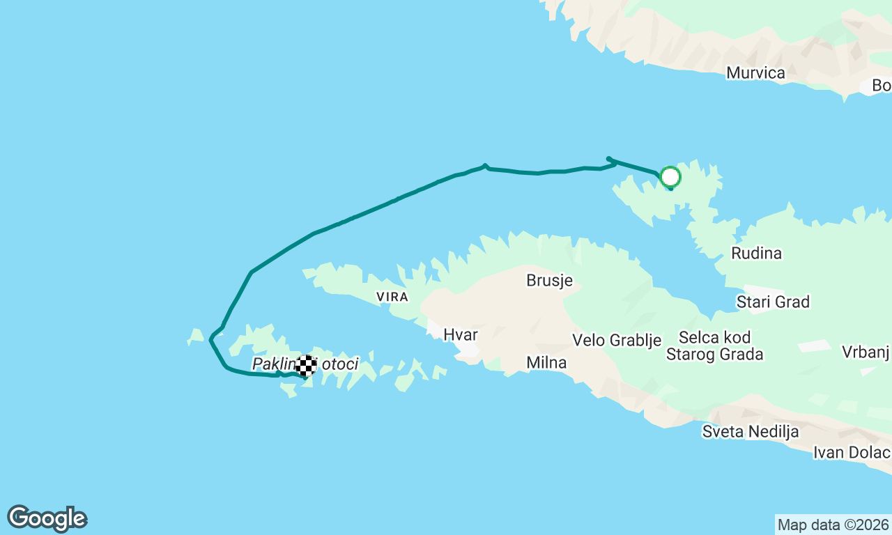 Uvala Vlaska Hvar - Uvala Prevojice (Sveti Klemet)