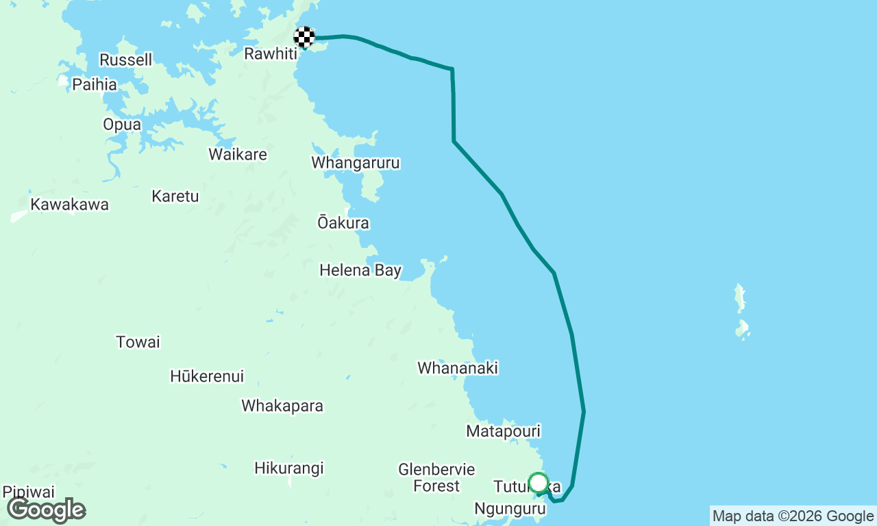 Tutukaka to Whangamumu bay
